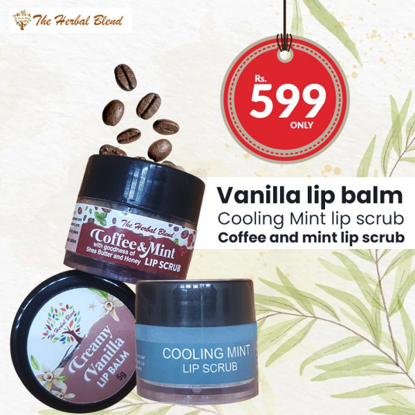 Vanilla Lip Balm (Nude Shade) + Coffee and Mi...