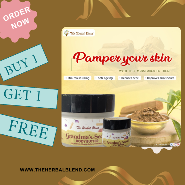 Buy 1 and Get 1 Free on Grandma's Secret Body Butter